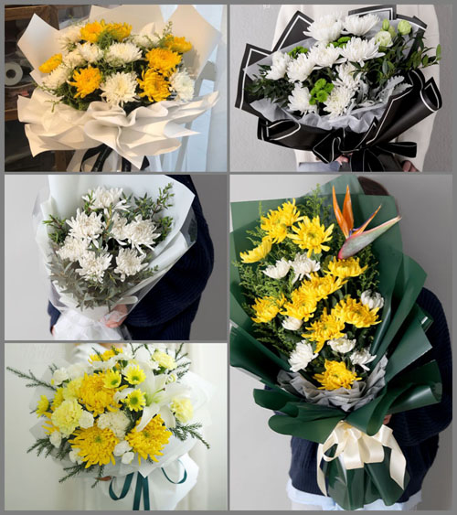 广东广州市白云区钟落潭镇米岗村白事花束代送